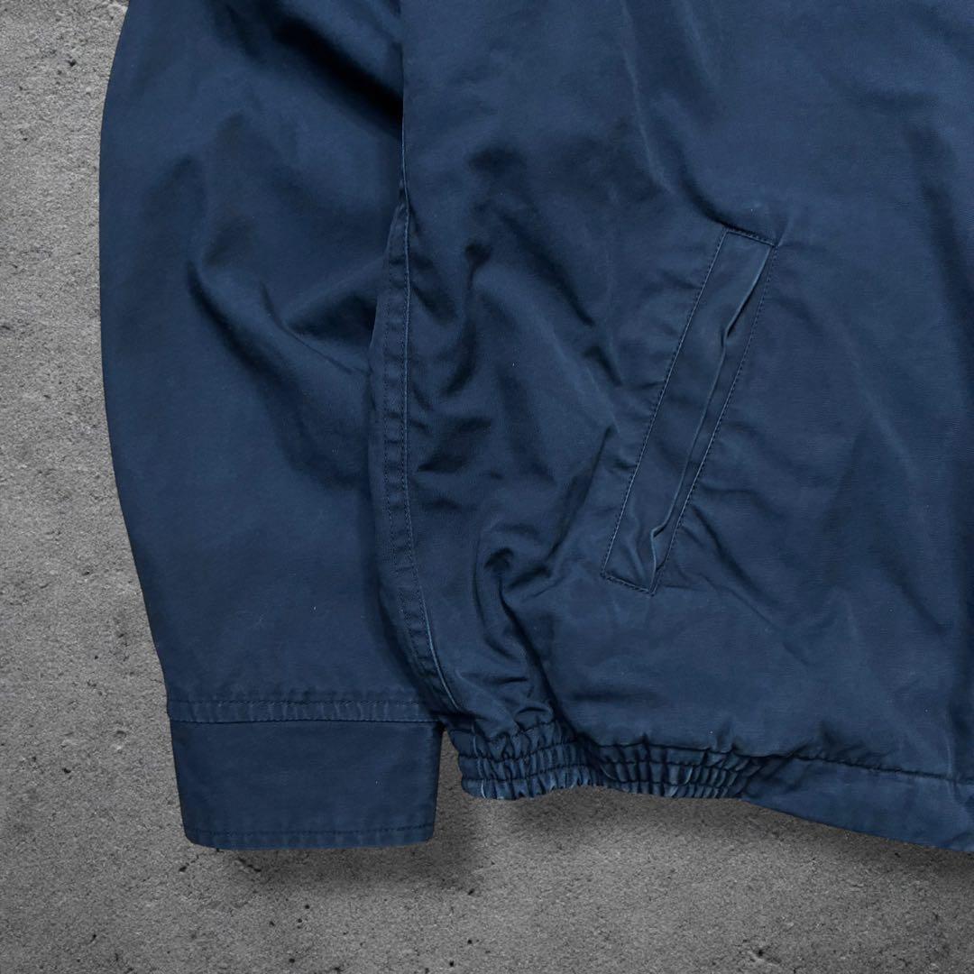 専用VAN JACKETハリントンジャケットLネイビー無地ドッグイヤースウィング