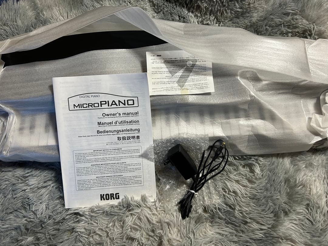 KORG microPIANO BK デジタルピアノ 61鍵 箱付