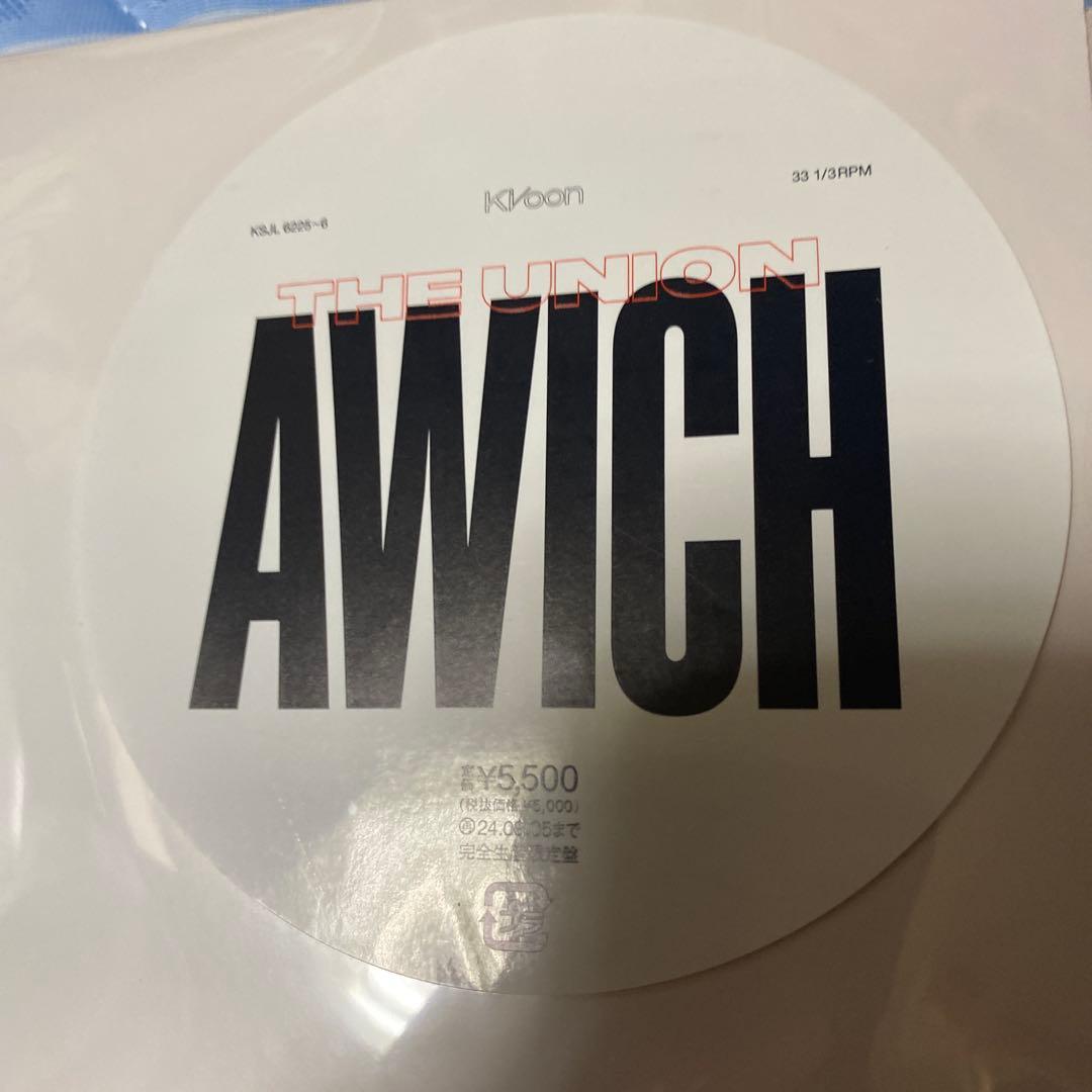 awich the union レコード　新品未開封　amazonメガジャケ付き