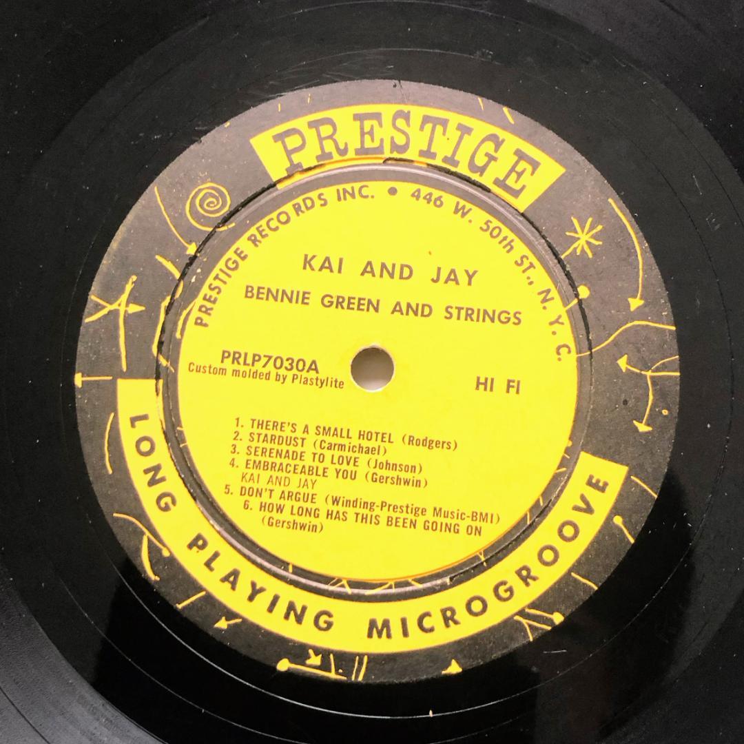 #3999【希少な名盤】ベニーグリーン KAI AND JAY LPレコード