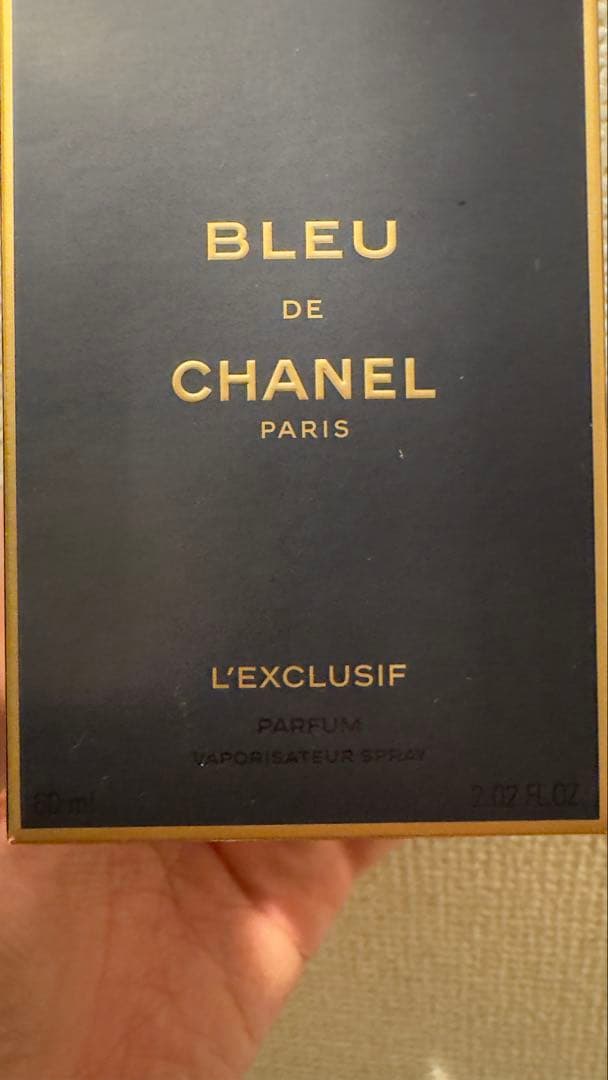 CHANELブルードゥシャネルレゼクスクルジフパルファム 60ml 香水キムタク