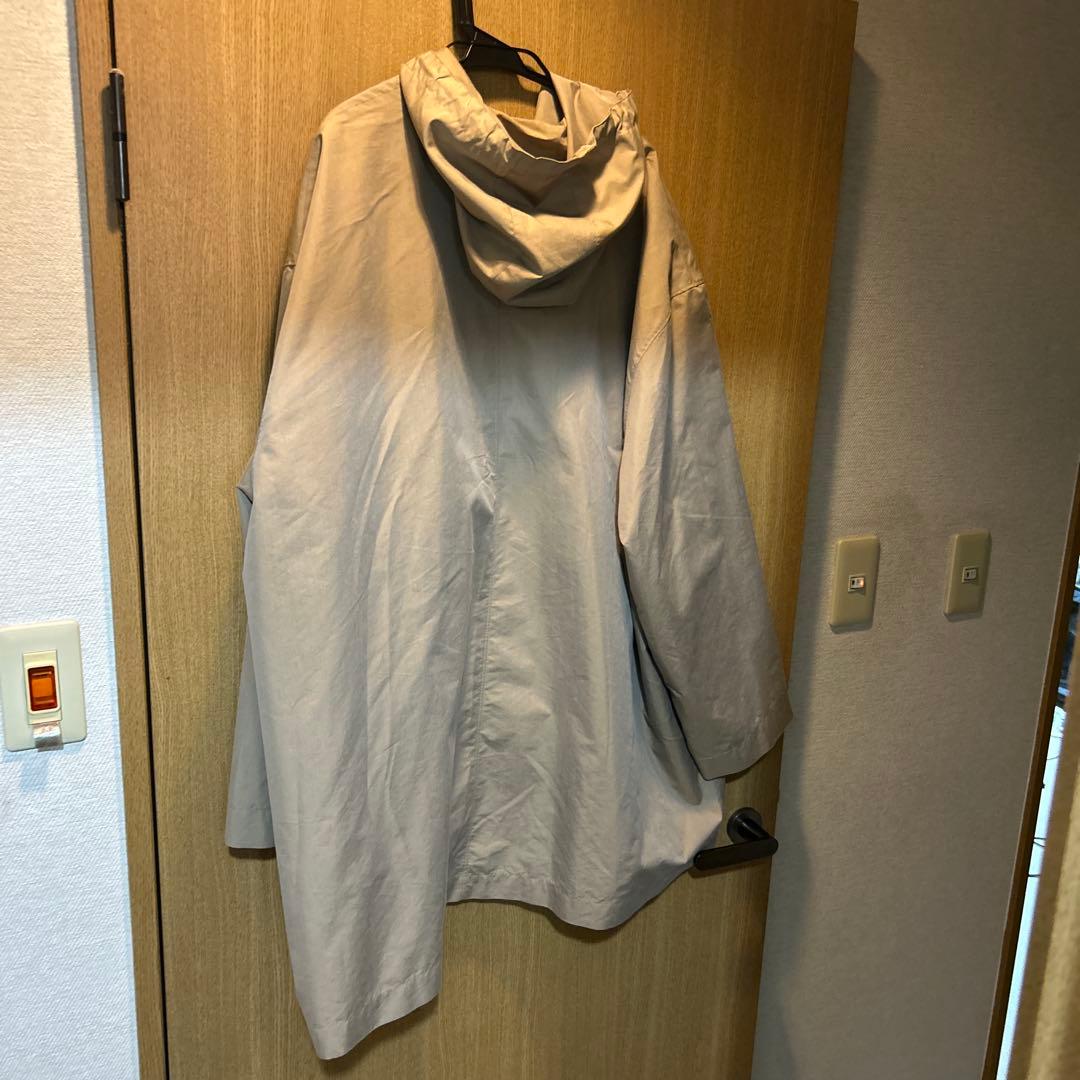 ジャケット・アウター AURALEE FINX POLYESTER HOODED COAT