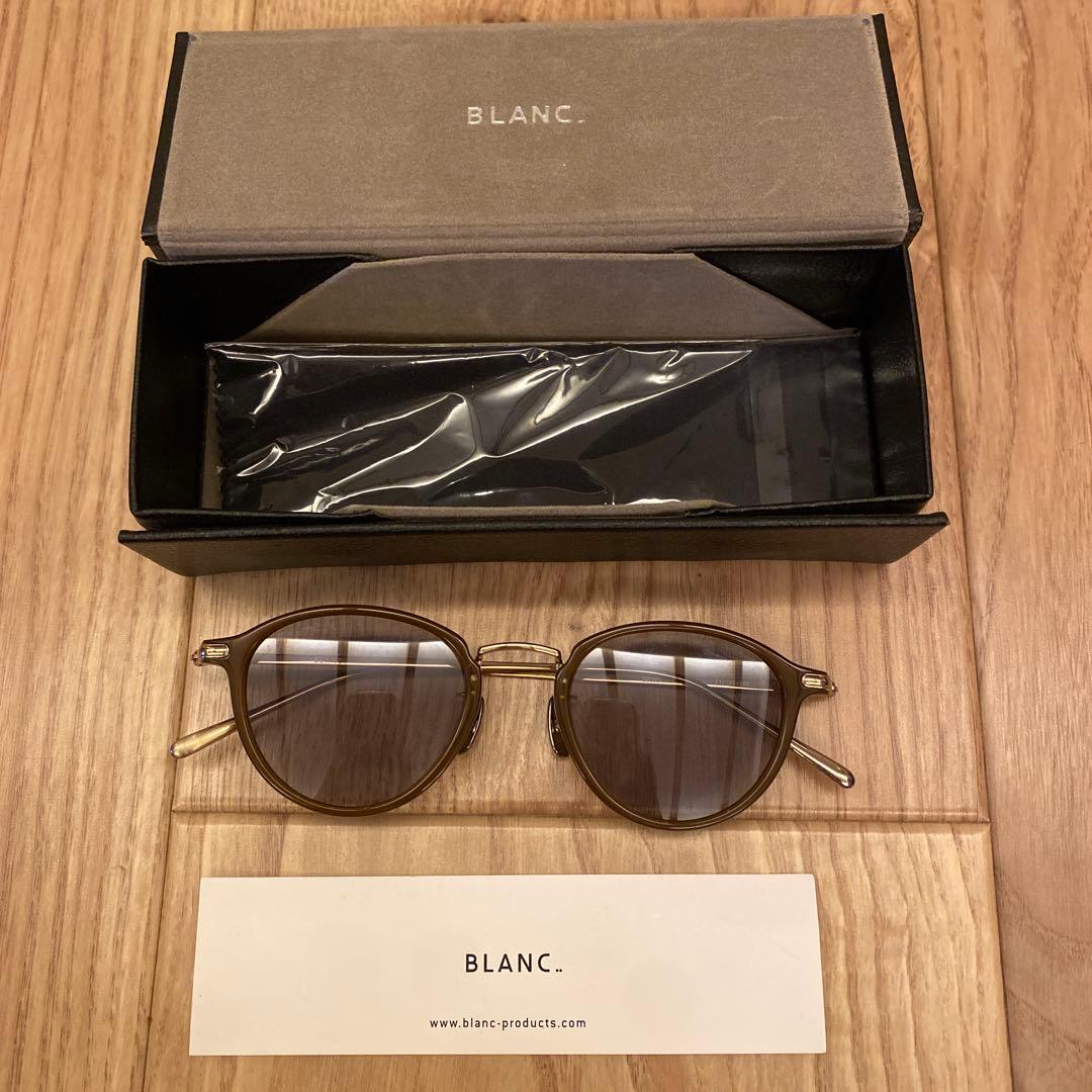 BLANC. BM005 TAUPE / M.GRY サングラス