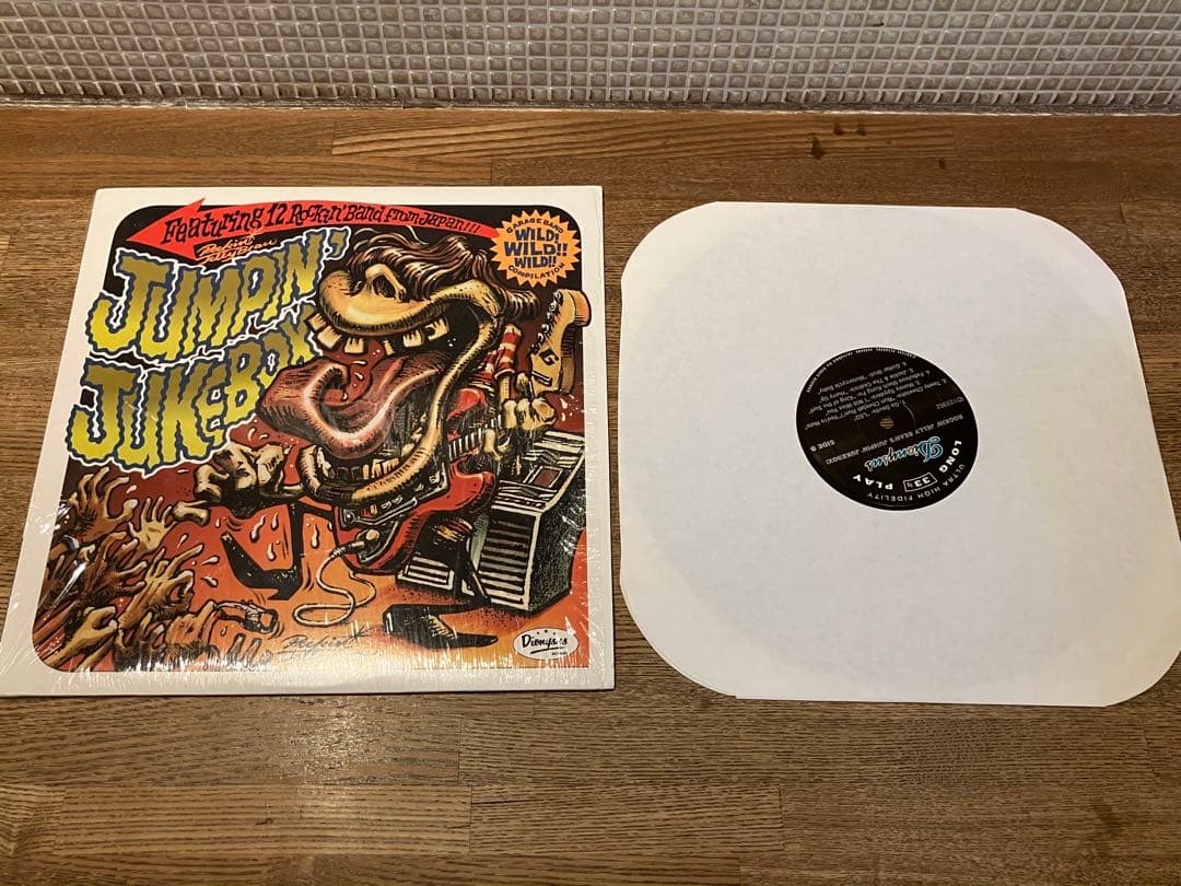 JUMPIN'JUKEBOX + THE NEATBEATSレコード+ステッカー