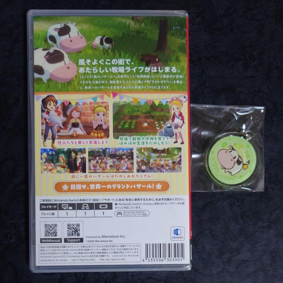 【新品未開封　購入特典付き】 牧場物語 Lets！ 風のグランドバザール