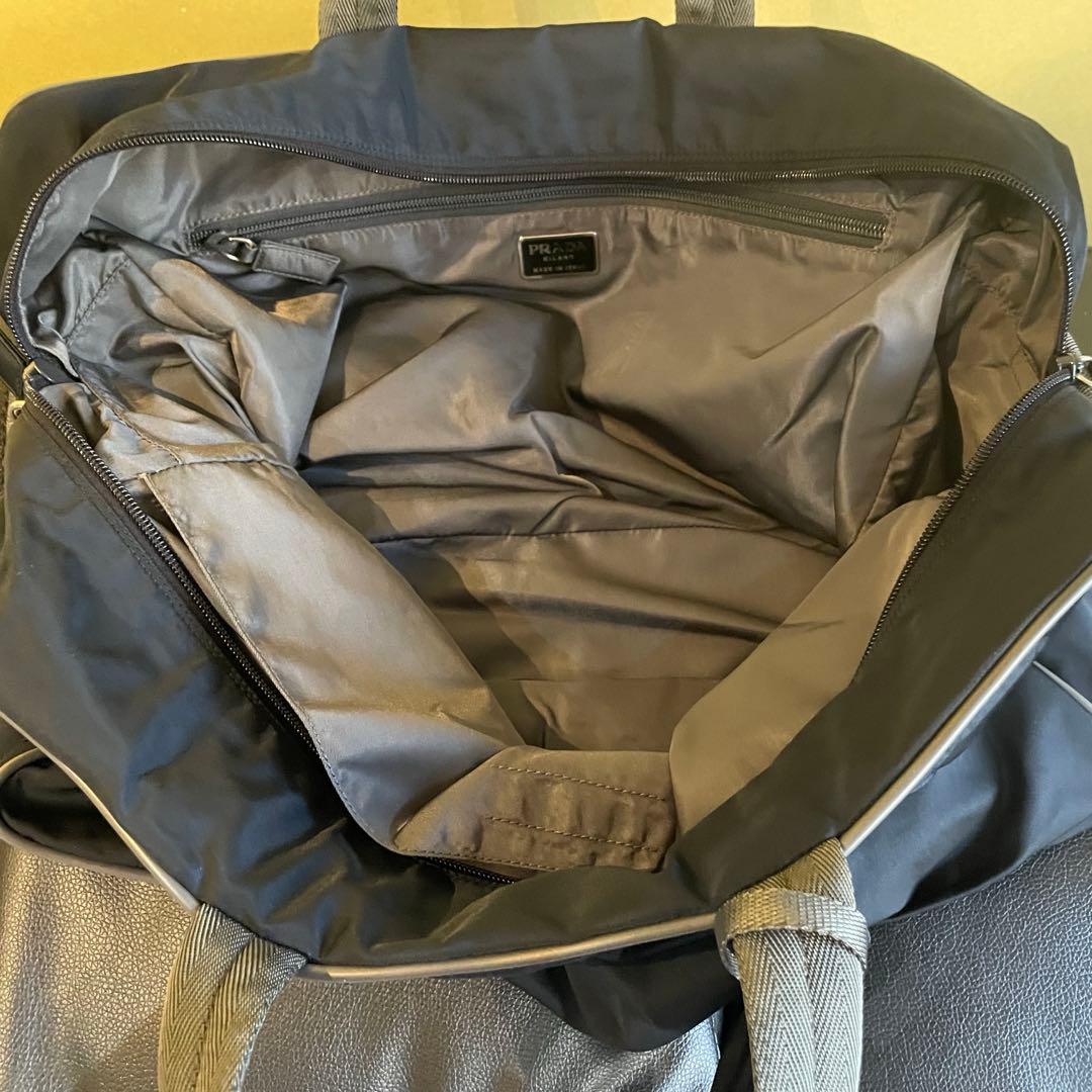 PRADA SPORTS nylon Boston bag 南京錠付き