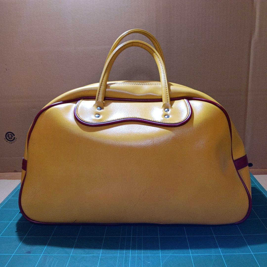 レトロ　Vintage RED SKINS ボストンバッグ スクールバッグ