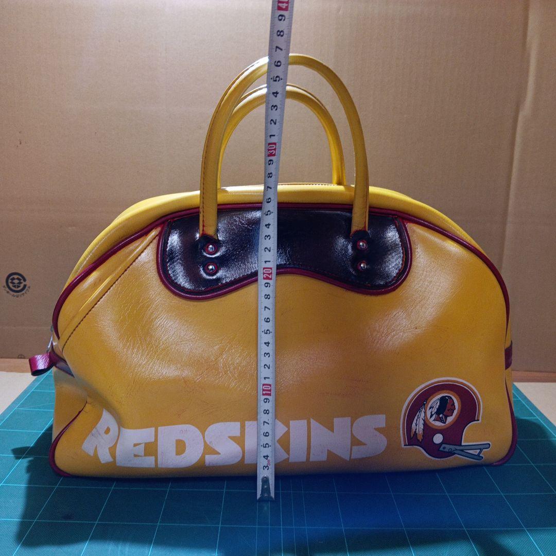 レトロ　Vintage RED SKINS ボストンバッグ スクールバッグ