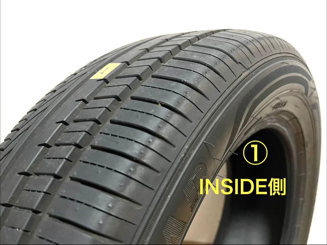 Aセットの価格です 【夏タイヤ185/60R15】中央部2本の溝残7.5㎜以上有