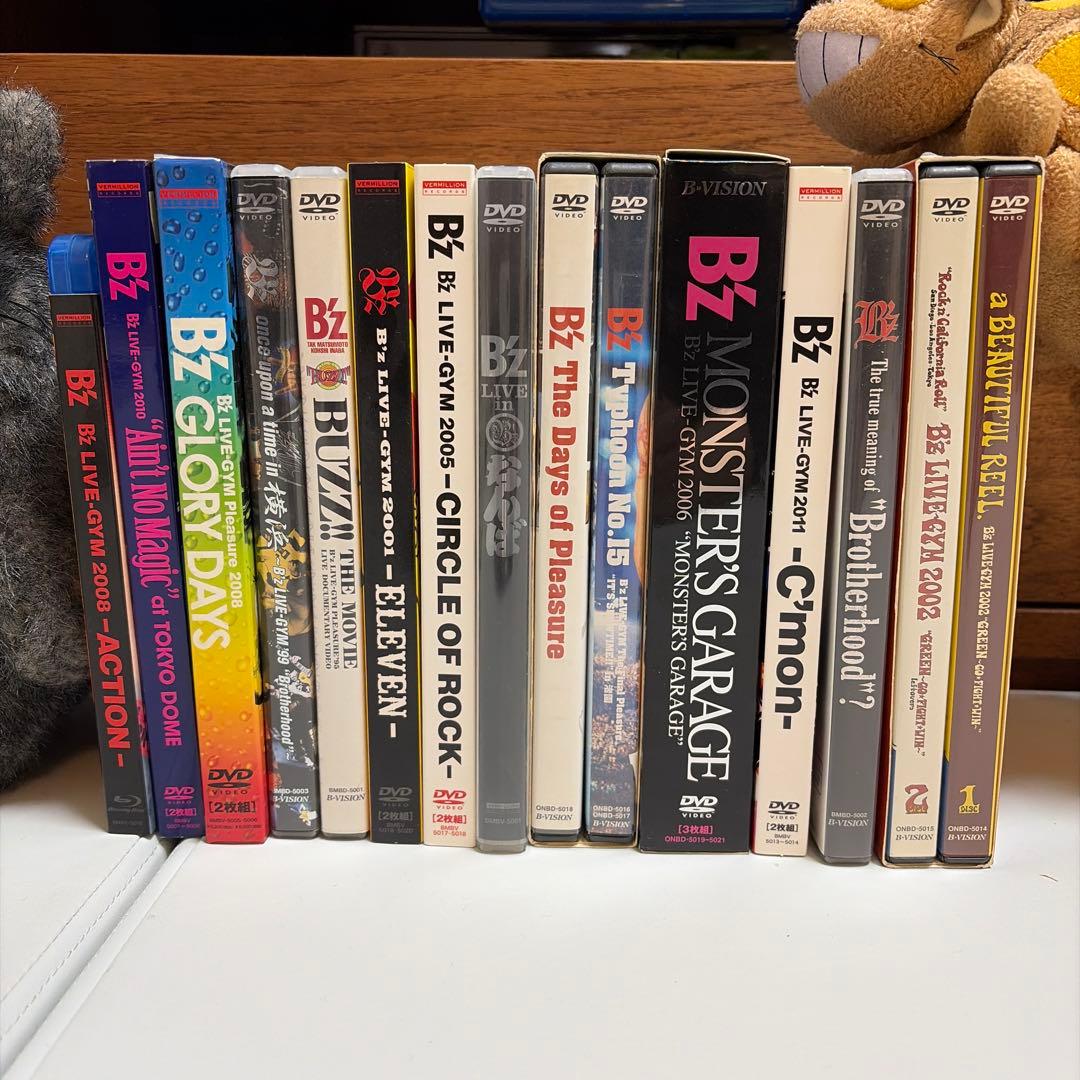 【まとめ売り】B'z LIVE-GYM DVD &Blu-rayおまけ付き