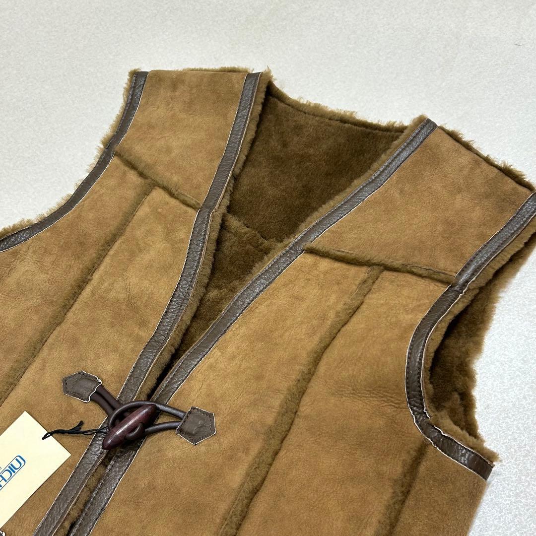 NICHIRO FUR 90s リアルムートンベスト 毛皮