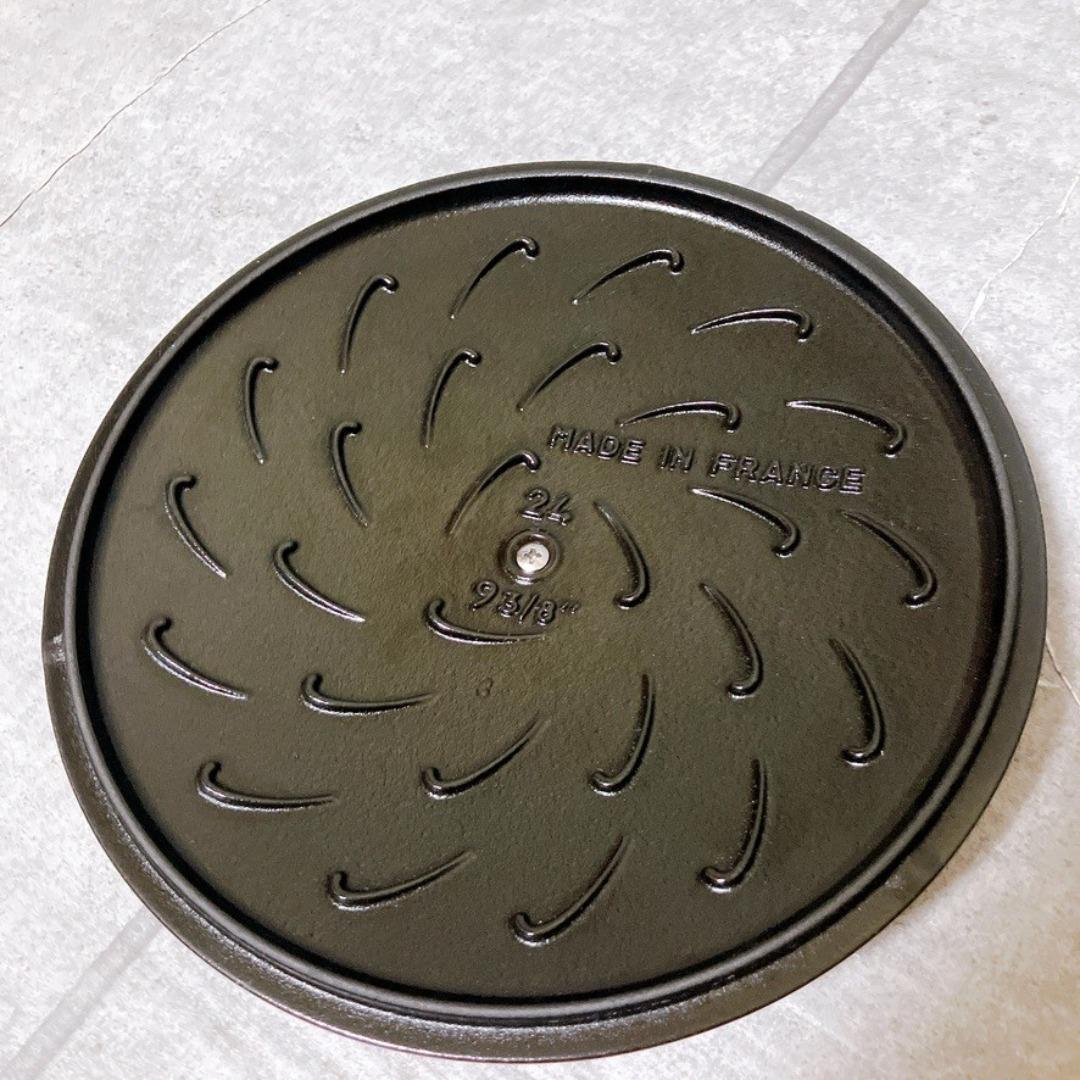 【未使用品】STAUB ブレイザーソテーパン 24cm ホーロー 両手鍋 調理