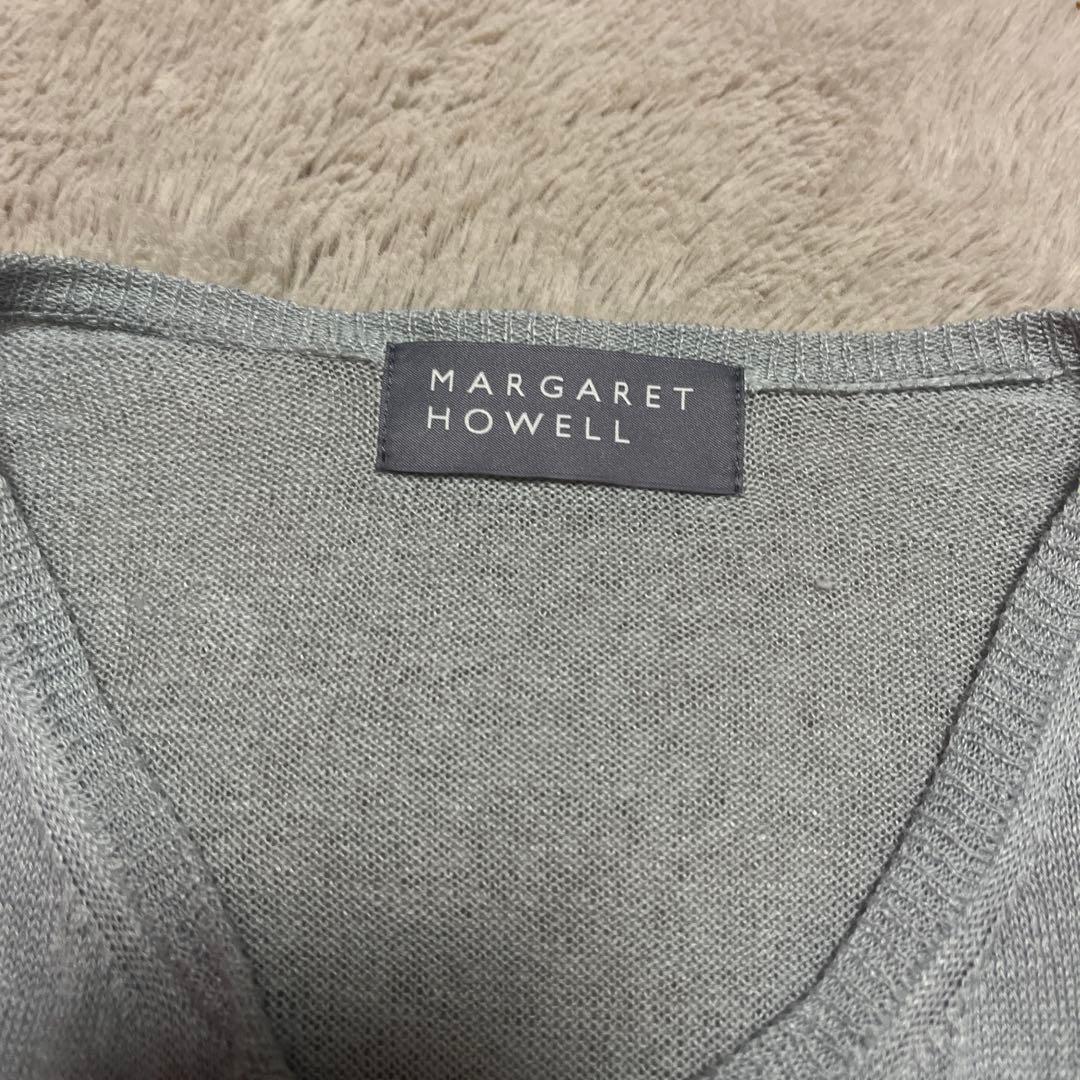 MARGARET HOWELL グレー 長袖カーディガン