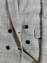 【新品同様】ZARA ザラ　ジャケット　コート　チェック　チェスター　ロング