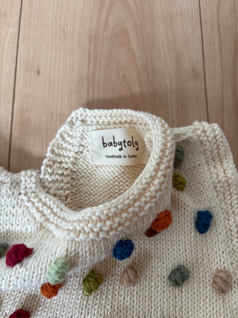 【新品に近い】babytoly popcorn dress 1-3y