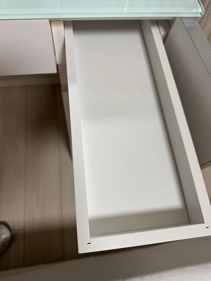 3/20(金)まで【美品】ACTUS piatto ドレッサー ホワイト 送料込