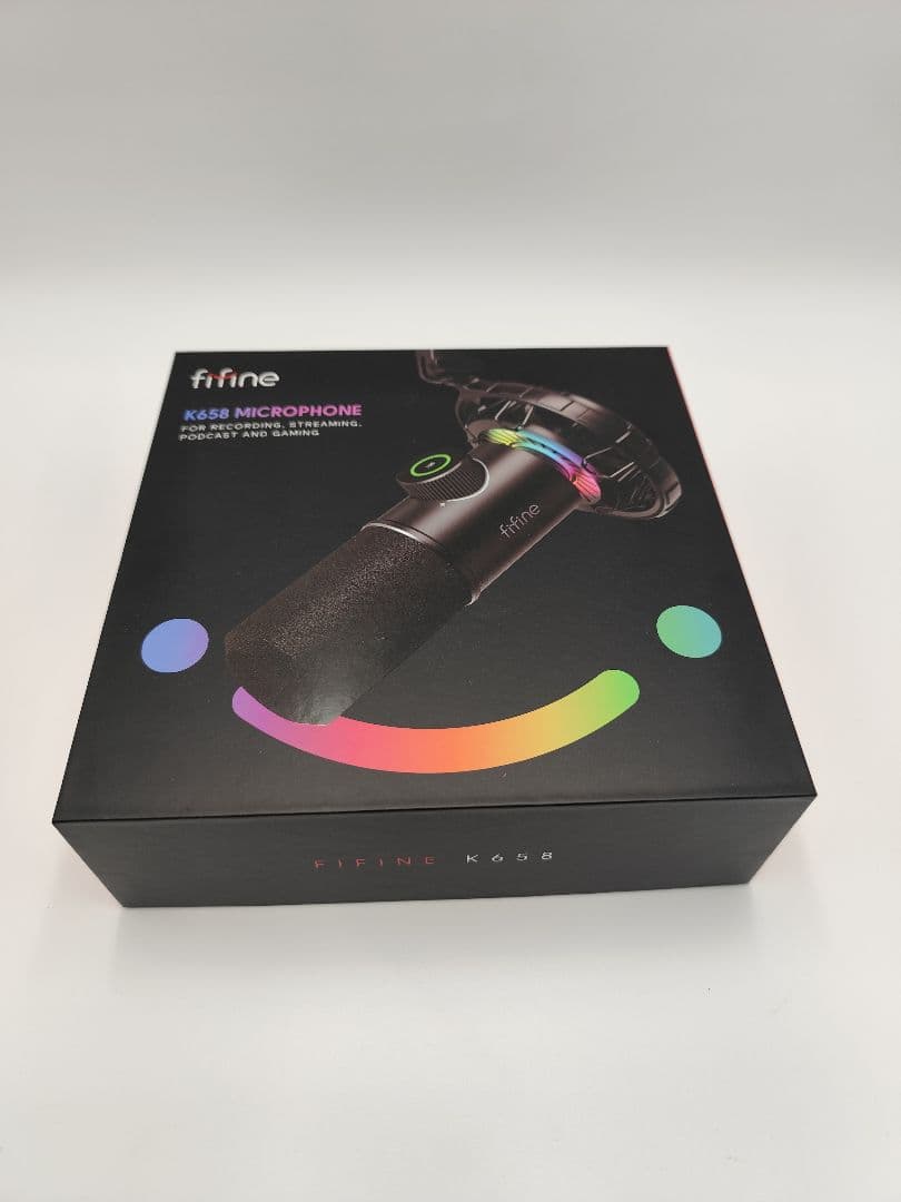 FIFINE K658 USBマイク ダイナミックマイク 単一指向性