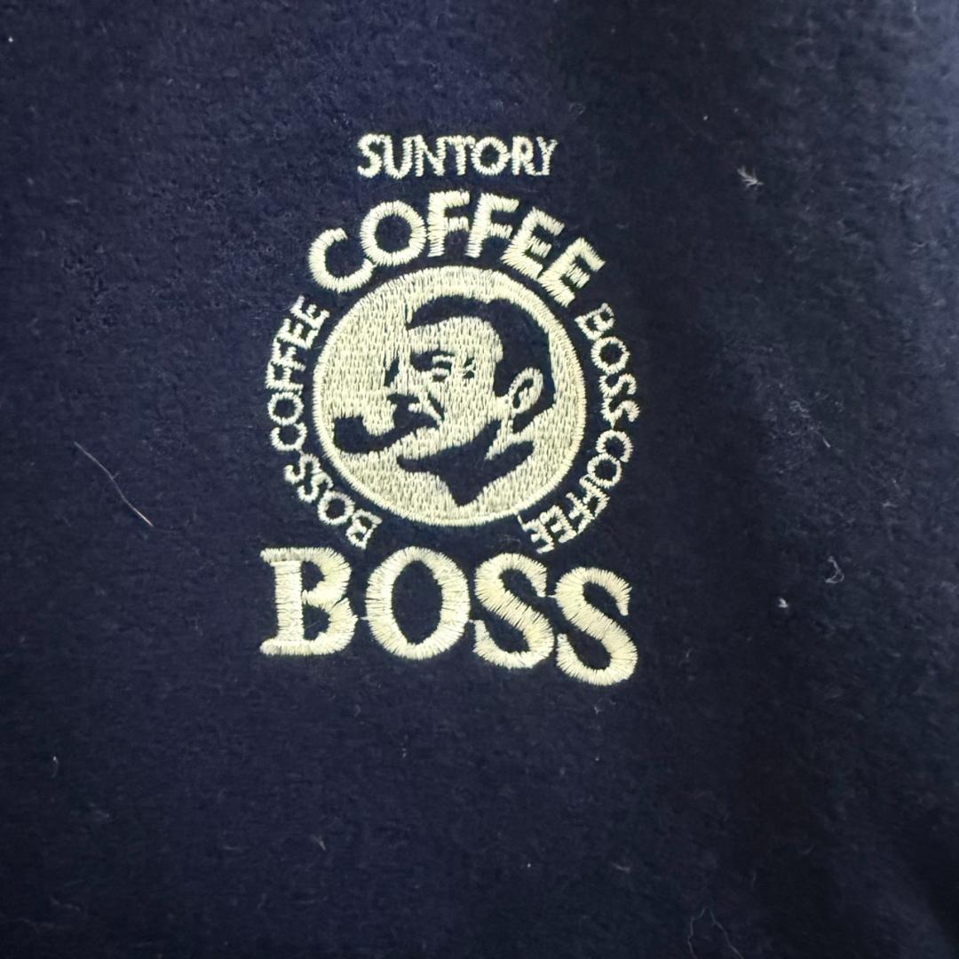 非売品！サントリーボスジャンBOSSジャン袖革レザースタジャンアワードジャケット