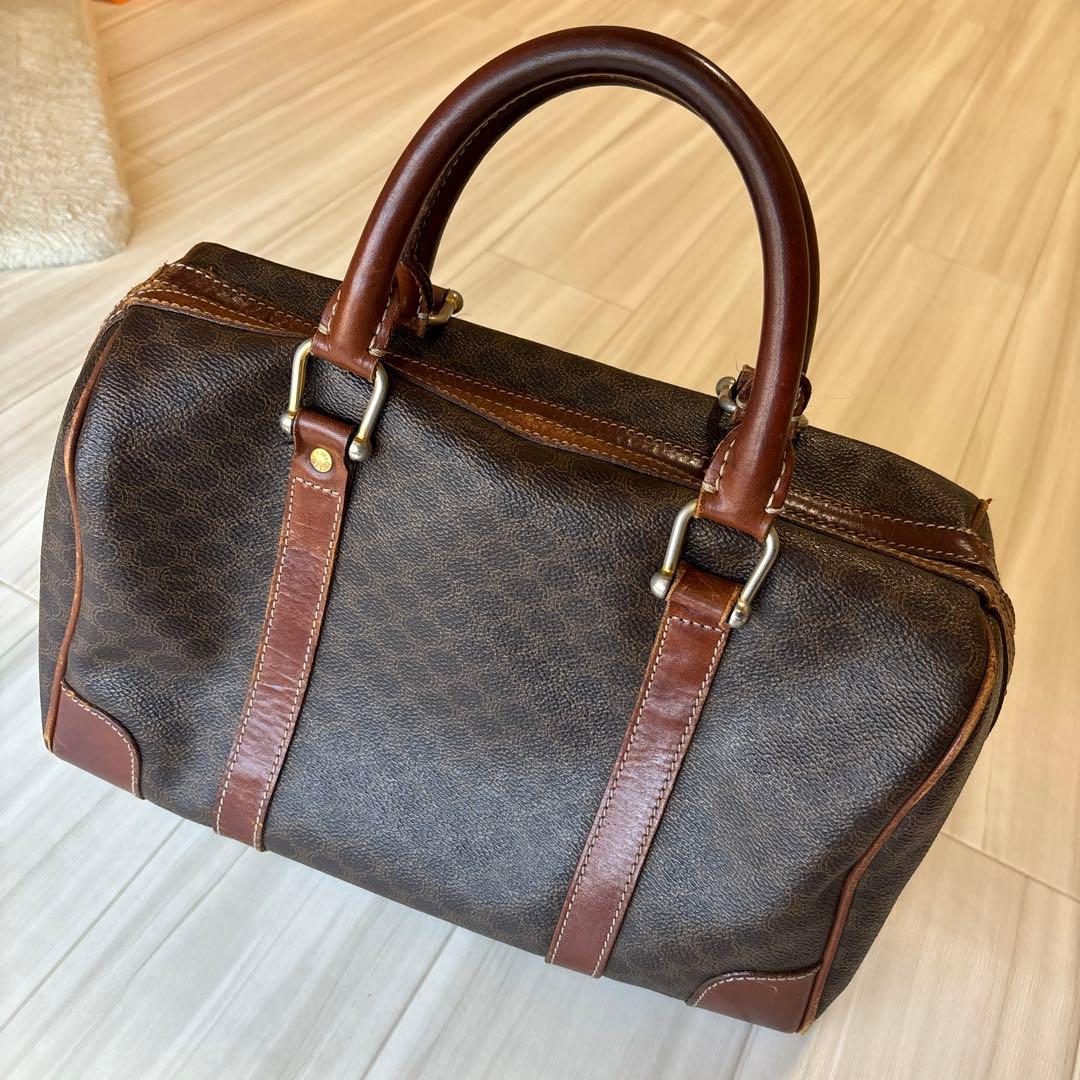 CELINE セリーヌ ボストンバッグ　マカダム　ヴィンテージ