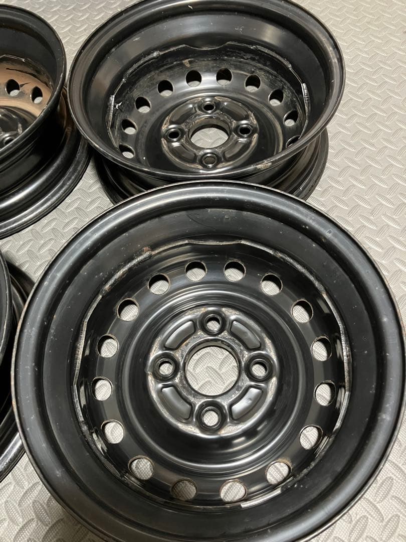 ホンダ純正ホイール　12インチ 4本　キャップ付き　n van