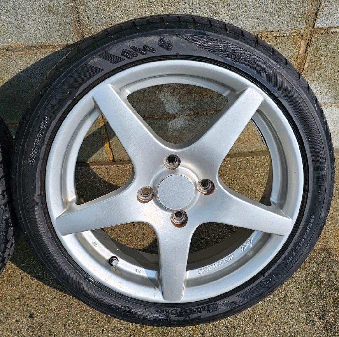 希少？スズキスポーツ 5j +45 PCD100 15インチ 4本