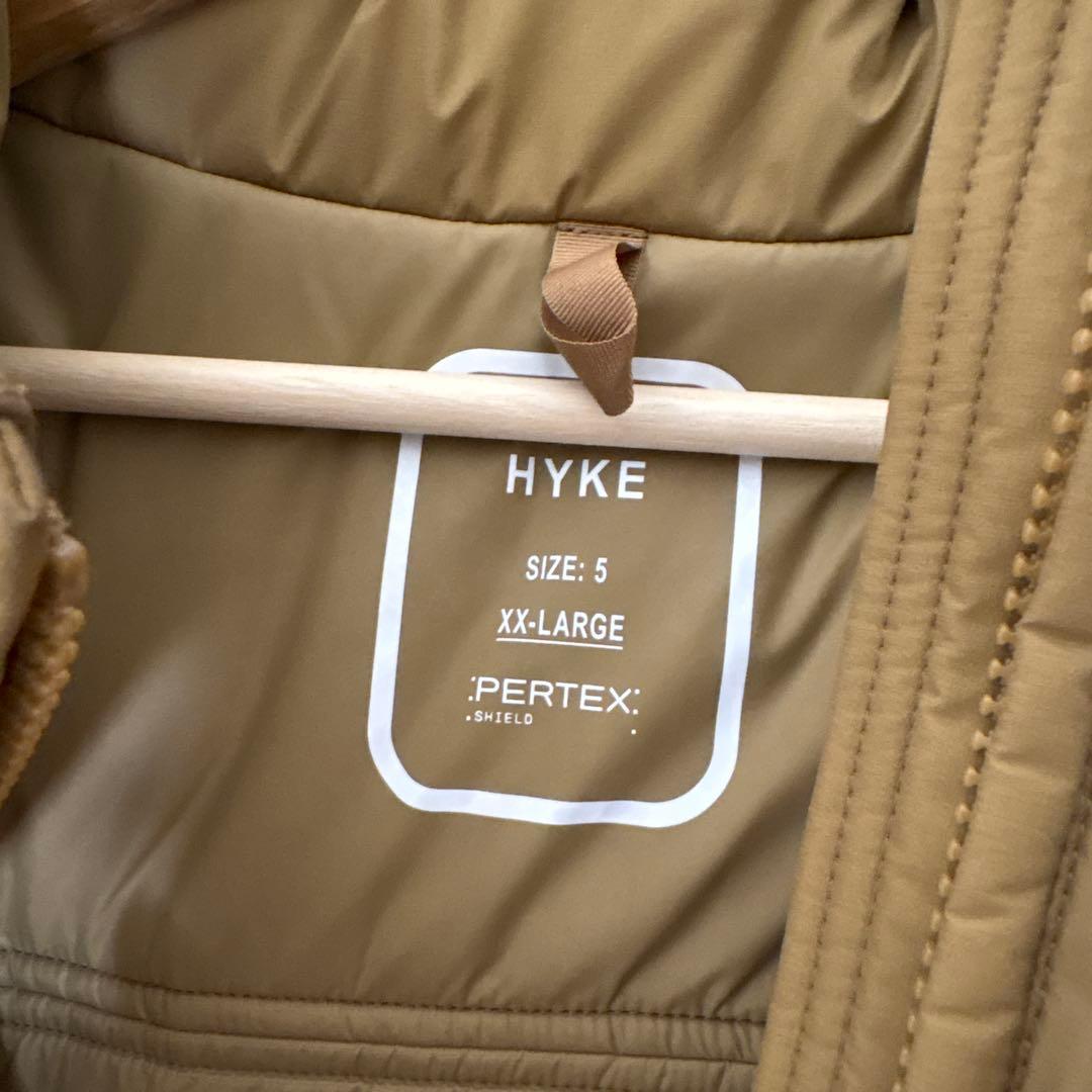ジャケット・アウター HYKE/PERTEX PUFF JACKET/COYOTE BROWN/5