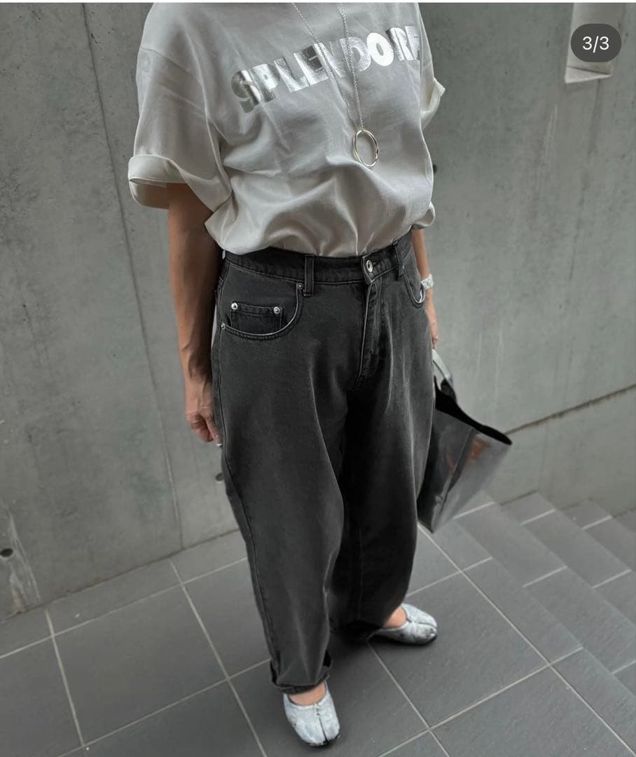 JULYNINE グレーデニム　L