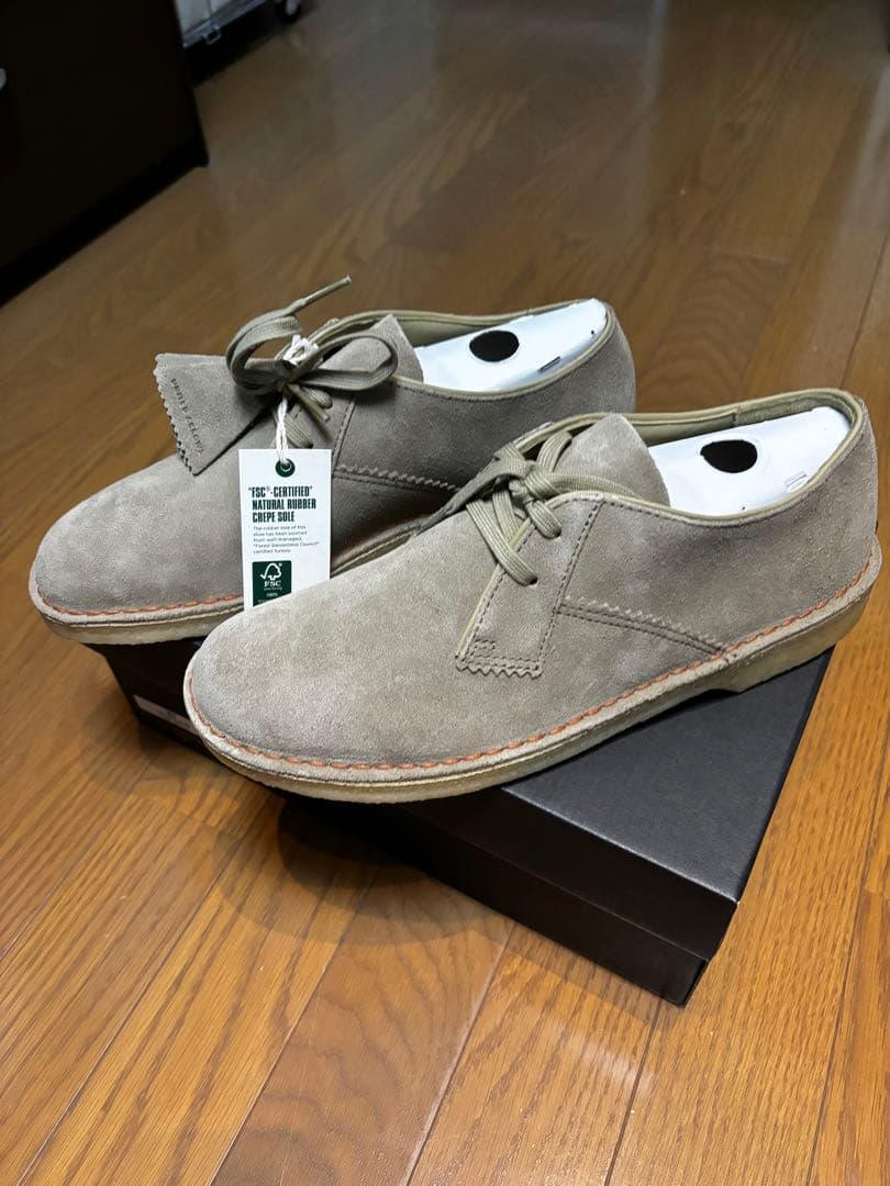 クラークスClarks Desert Khan 56 サイズ8.5 ベージュ