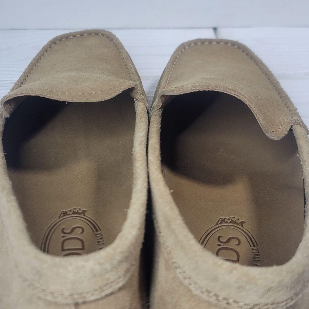 【極美品】TOD'S ドライビングシューズ 5.5(24.5cm) ベージュ