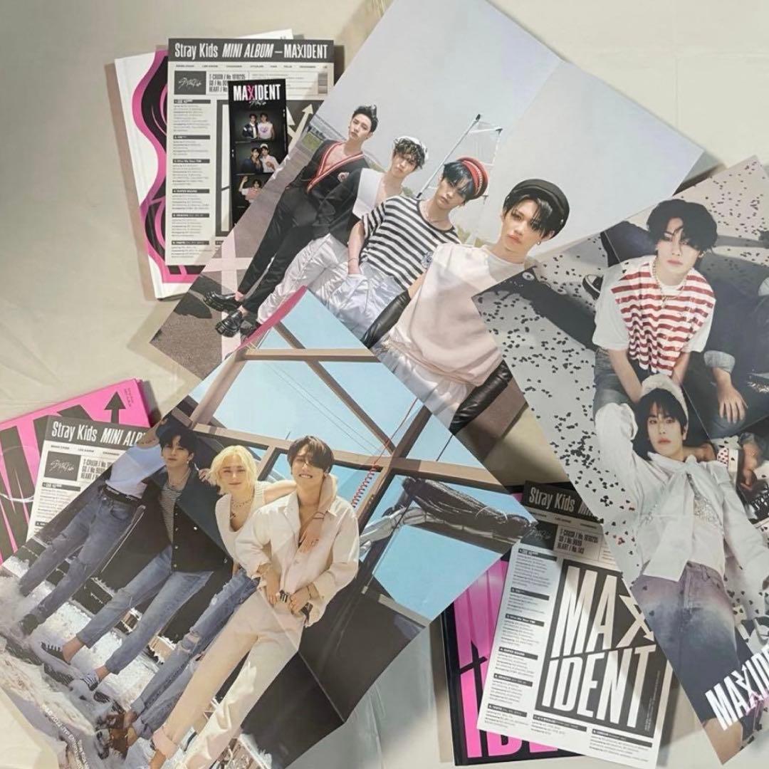 StrayKids アルバム　まとめ売り　⑥ トレカ　チェックインマイル付き