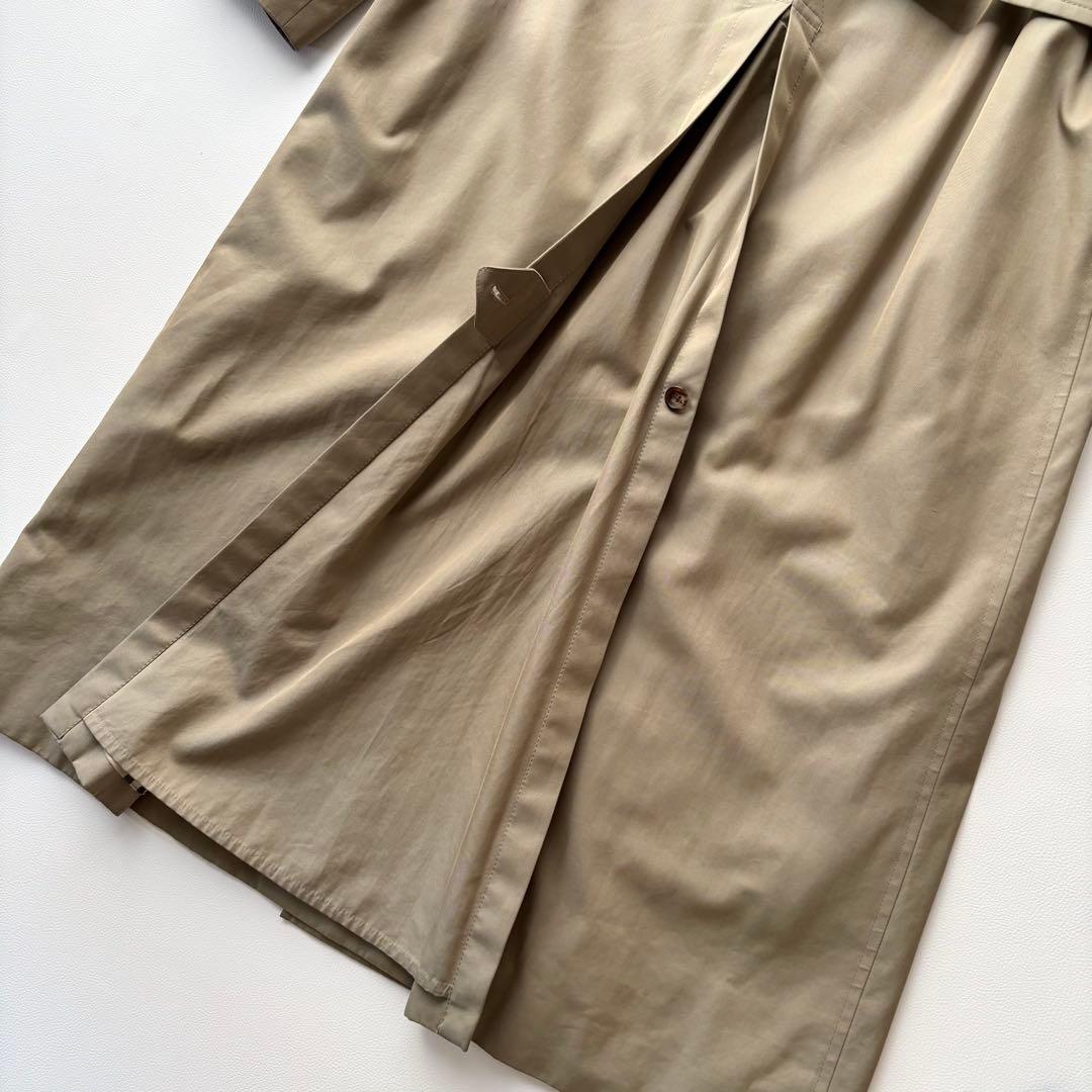 バーバリー ロンドン トレンチコート ライナー ノバチェック マキシ丈 カーキL