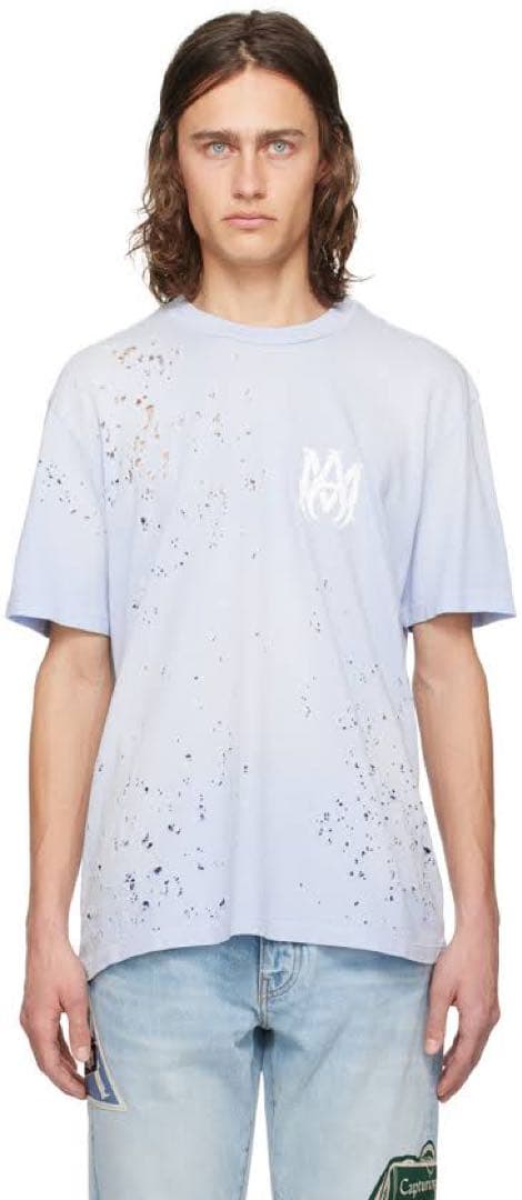 AMIRI Blue Shotgun T-Shirt Sサイズ 最終値下げ