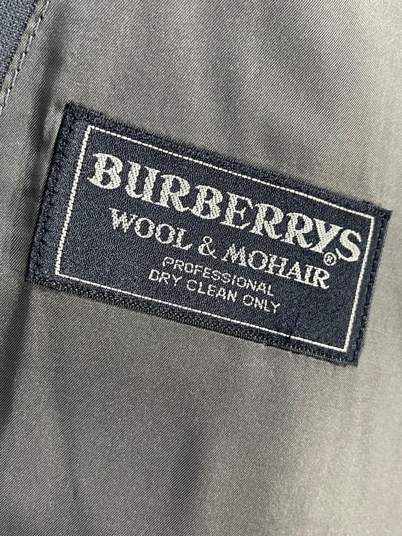 232 ヴィンテージ Burberrys 上質 ウール セットアップスーツ