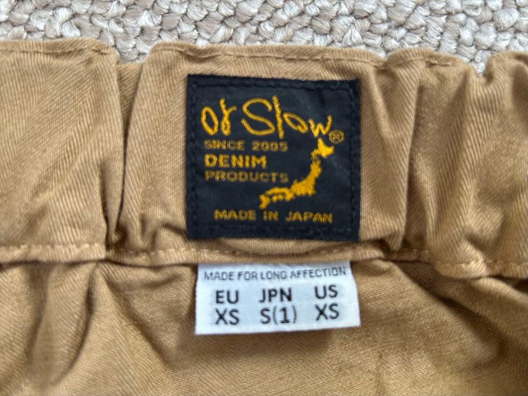 orSlow オアスロー　フレンチワークパンツ　カーキ