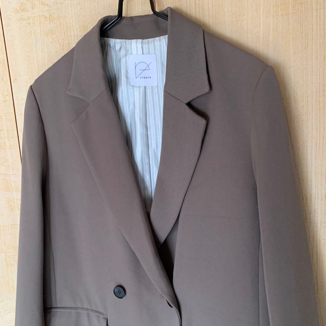 3 crewre クルーレ 24AW ダブルテーラードジャケット
