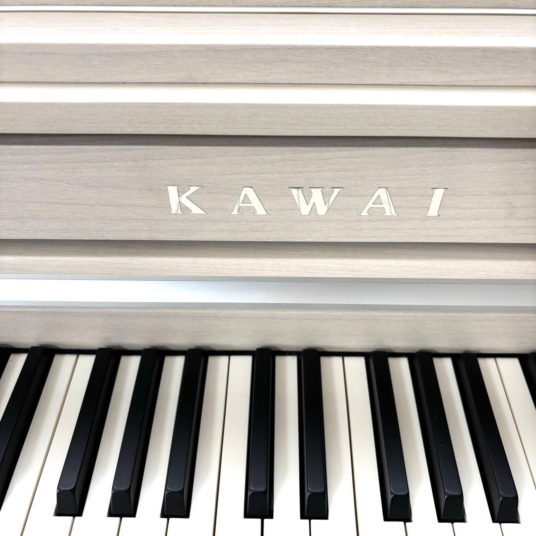 送料無料！木製鍵盤 KAWAI CA58A ホワイトデジタルピアノ 電子ピアノ