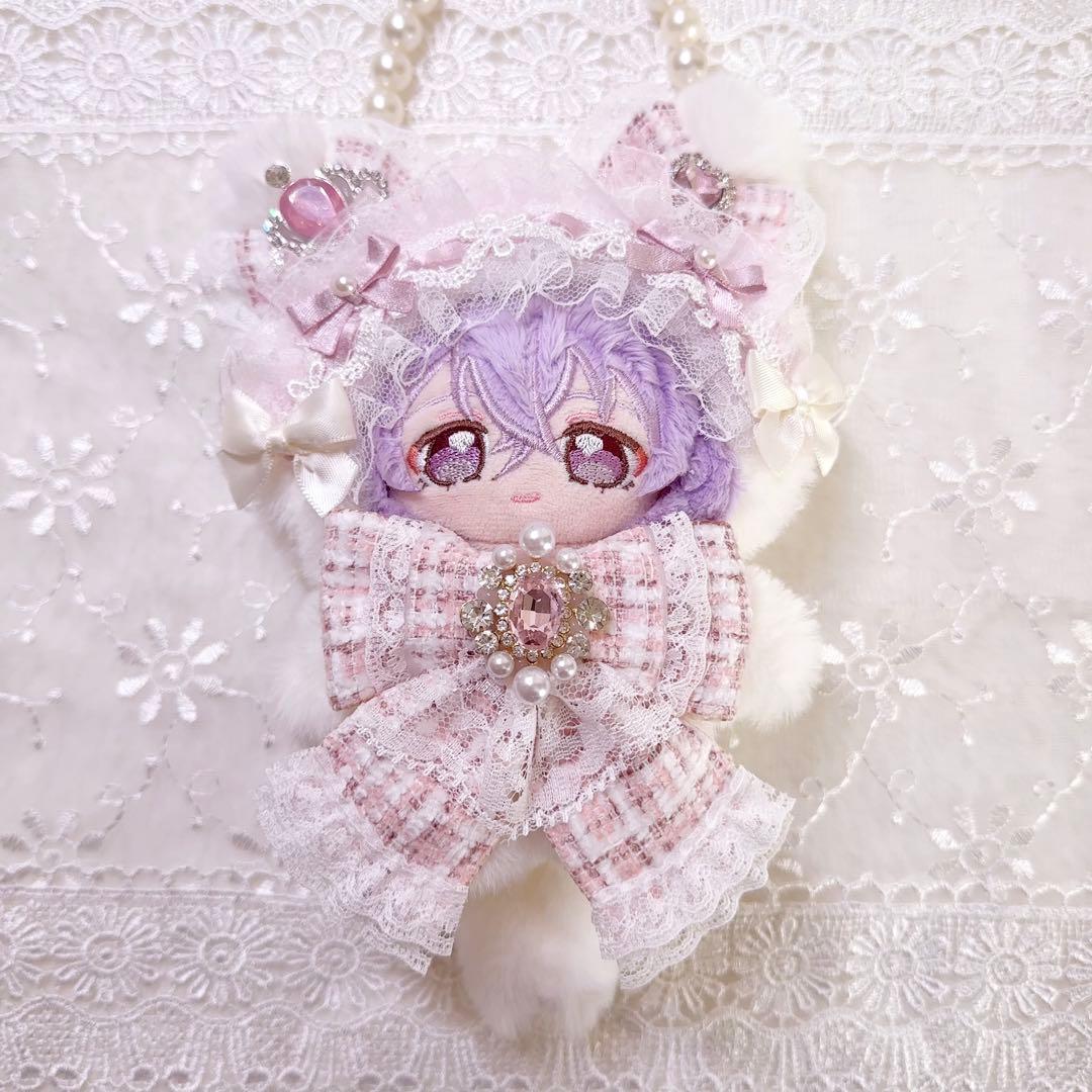 【R】ツイードシリーズ　いつぬい　ちびぐるみ　ぬい服　2点