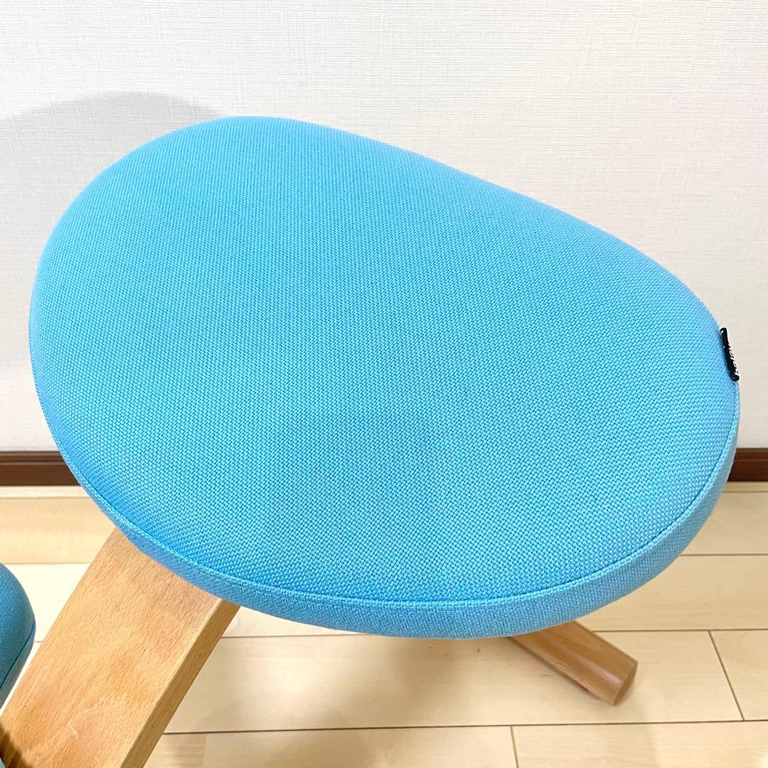 バランスラボ バランスチェア バランスイージー ライトブルー 中古品