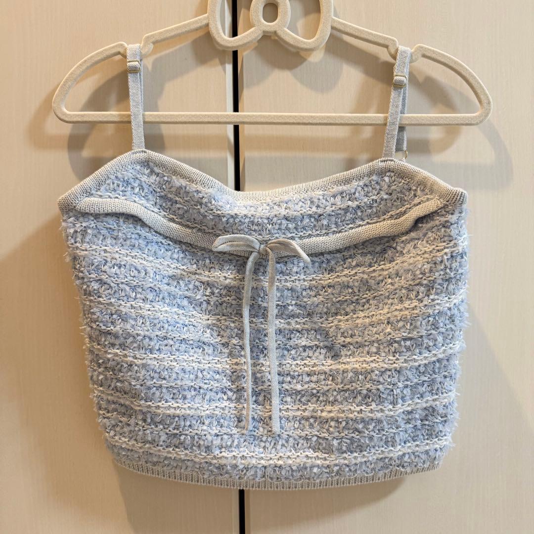 Rosé Muse♡Tweed ensemble knit