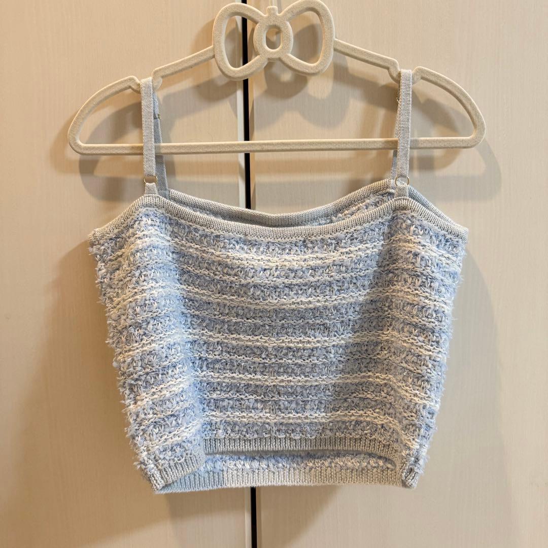 Rosé Muse♡Tweed ensemble knit