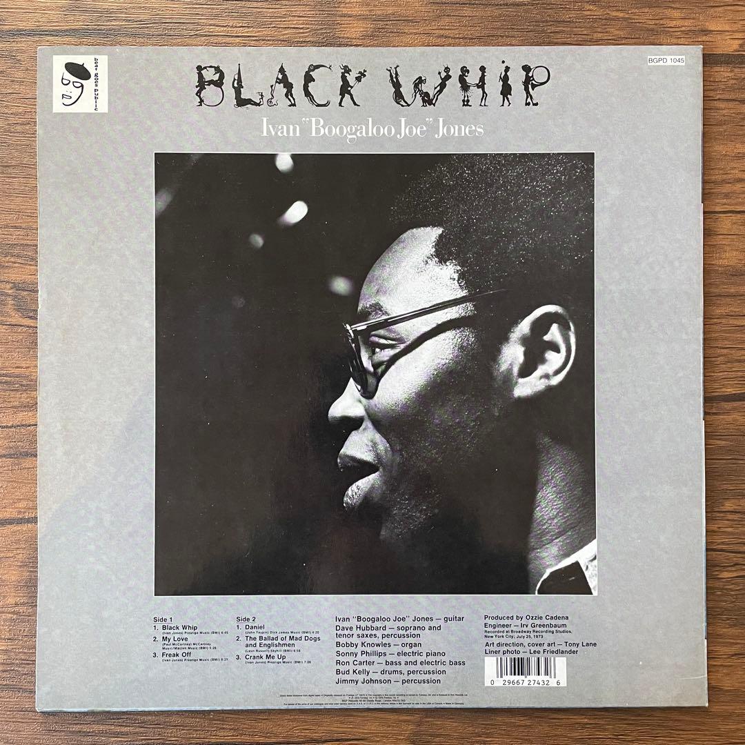 洋楽 Ivan \"Boogaloo Joe\" Jones BLACK WHIP LP