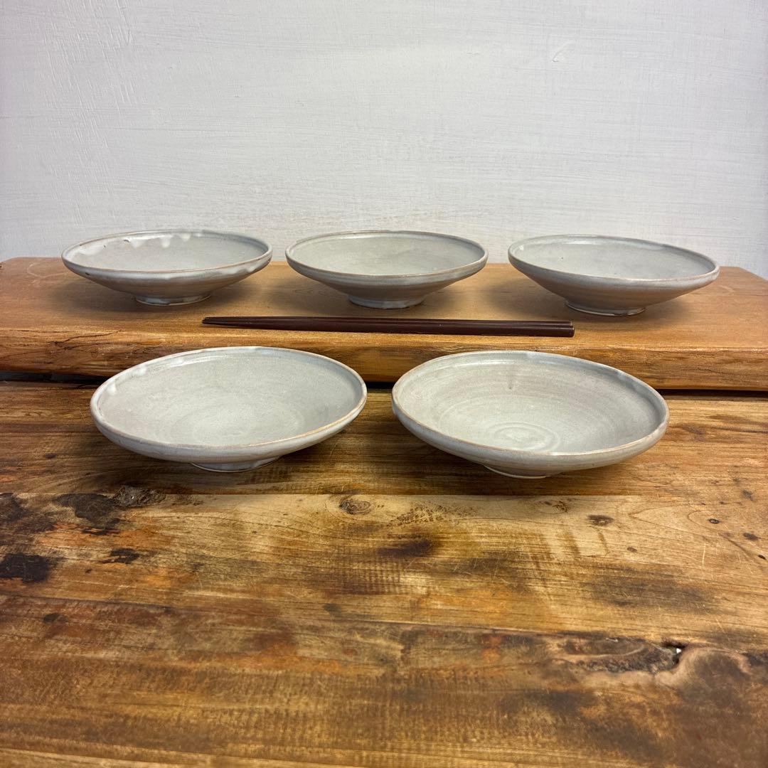即購入OK　新品　陶器　陶芸作家　取り皿5枚　110