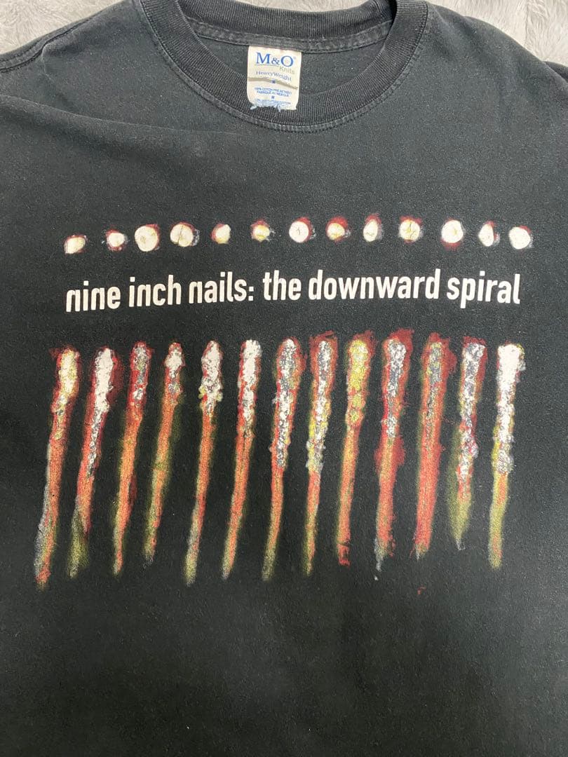 トップス y2k DOWNWARD SPIRAL M nine inch nails