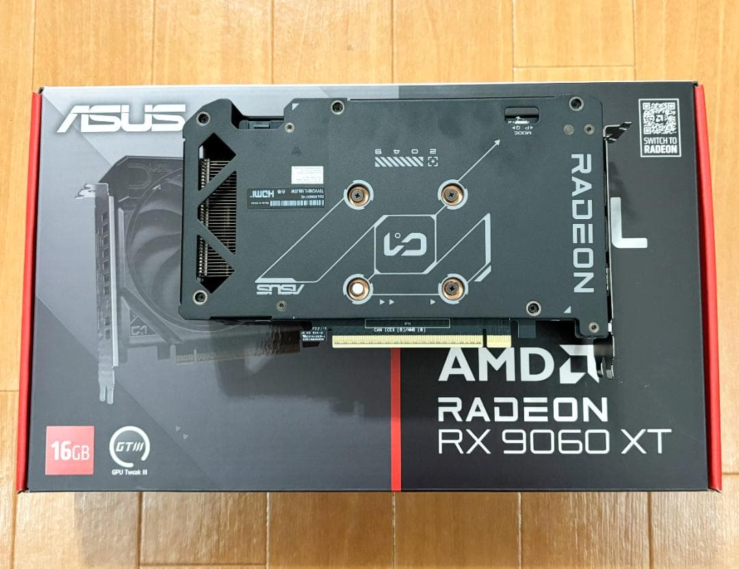 グラフィックボード・グラボ・ビデオカード ASUS Radeon RX9060XT 16GB