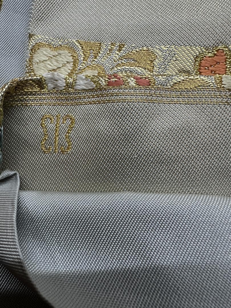 千總 桶絞り刺繍パステルカラー 振袖 川島織物袋帯フルセット