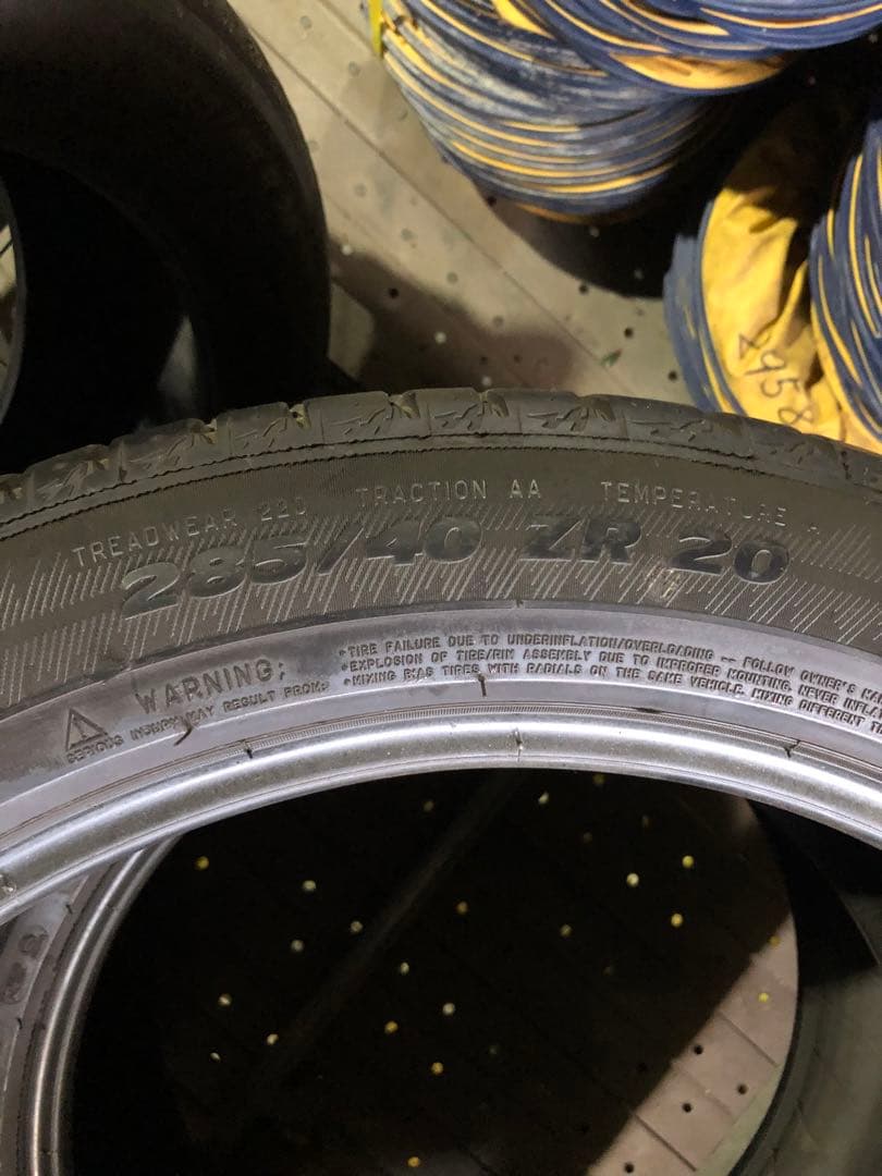 ミシュラン　夏タイヤ 255/45Ｒ20 285/40ＺＲ20 倉庫渡し