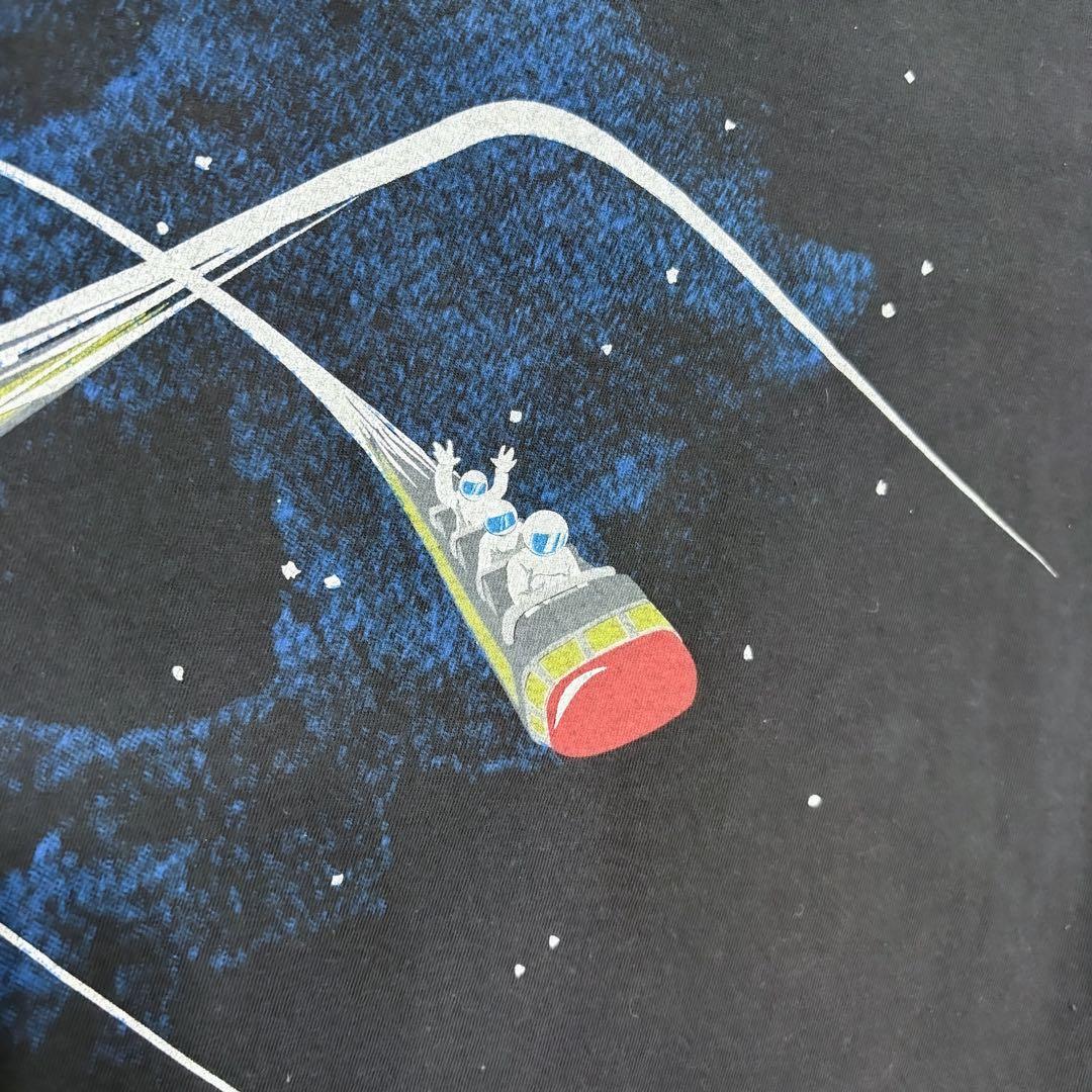 す*ら様 レア Disney スペース マウンテン ヴィンテージ T 2XL 黒