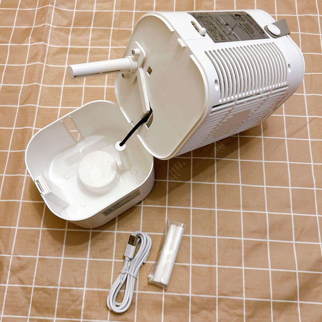 冷風機 冷風扇　節電対策　首振り　USB給電式　ミスト　900ML 切タイマー