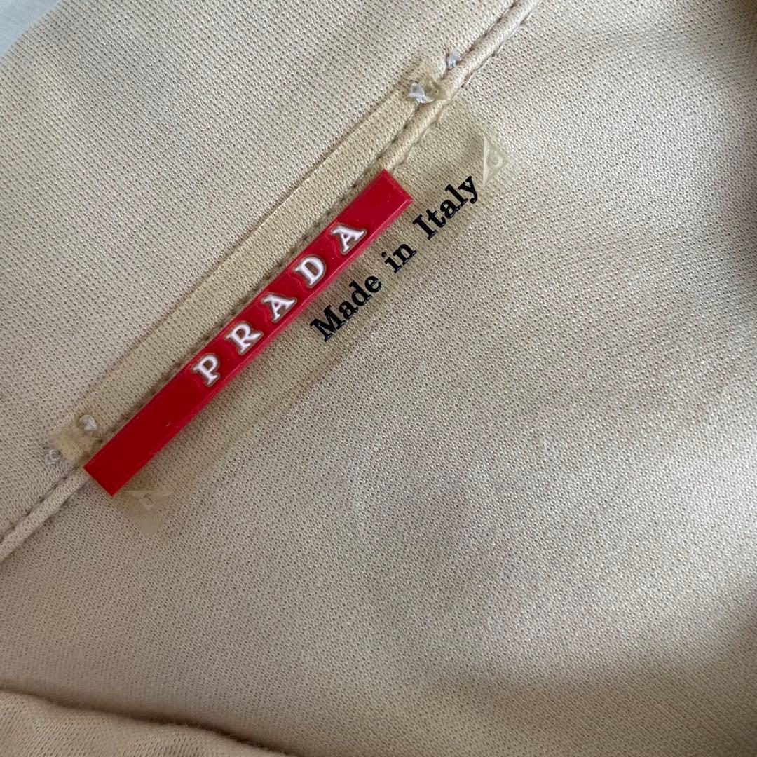 PRADA プラダ ポロシャツ レディース Mサイズ 半袖 Tシャツ コットン
