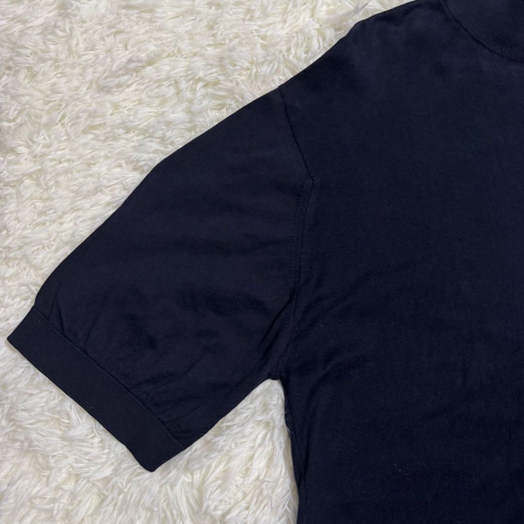 ジョンスメドレー シーアイランドコットン 30G モックネックニットTシャツ